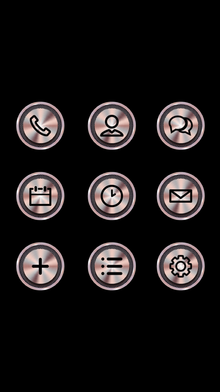 rose gold icons