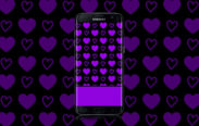 hot purple hearts wallpaper