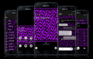 Vintage Black and Purple Wallpaper