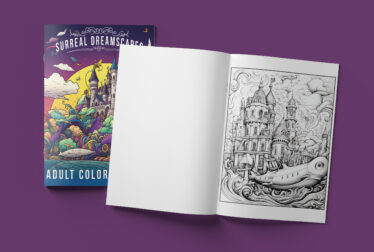 Surreal Dreamscapes Adult Coloring Book