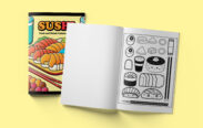 Sushi Food and Drink Coloring Book