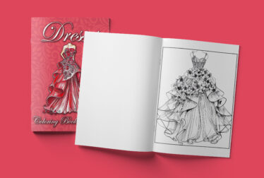 Dresses Coloring Book for Girls