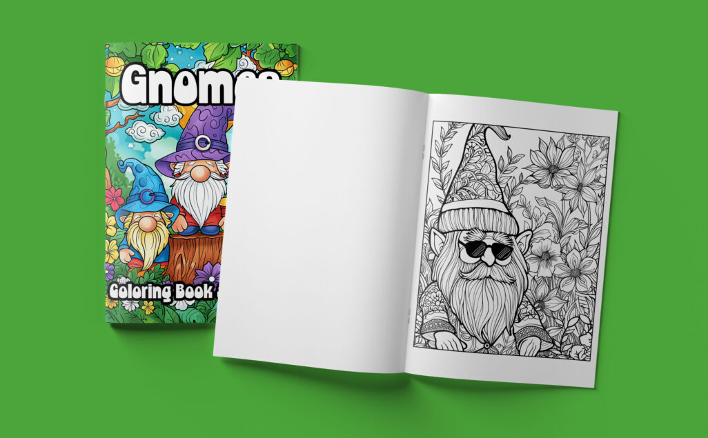 Gnomes Coloring Book for Adults