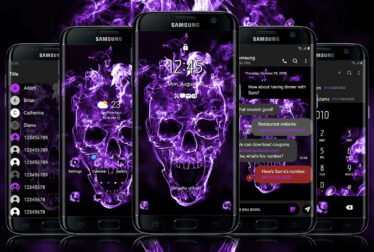 Smoke Skull Purple