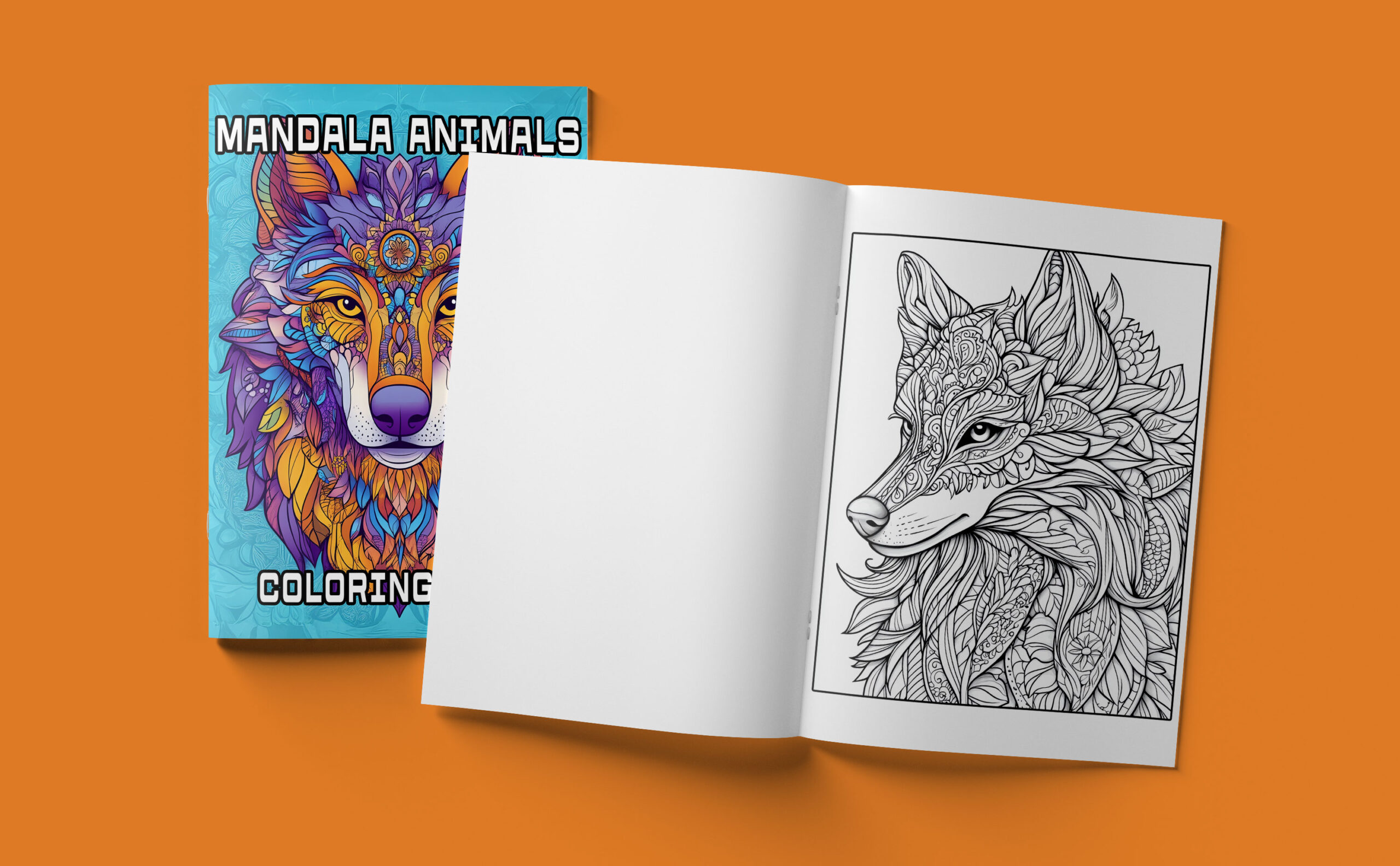 Mandala Animals Coloring Book