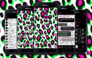 Leopard Hot Pink and Lime