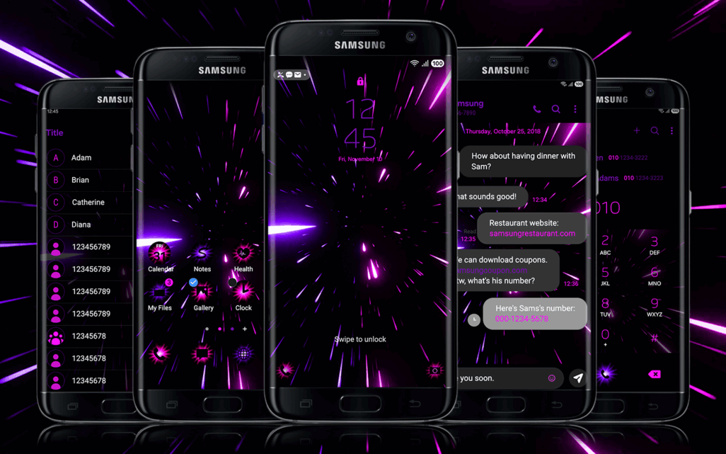 hyperspace pink and purple