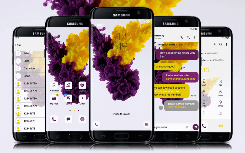 Purple and Yellow Fluid