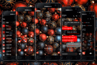 Black Christmas Ornament