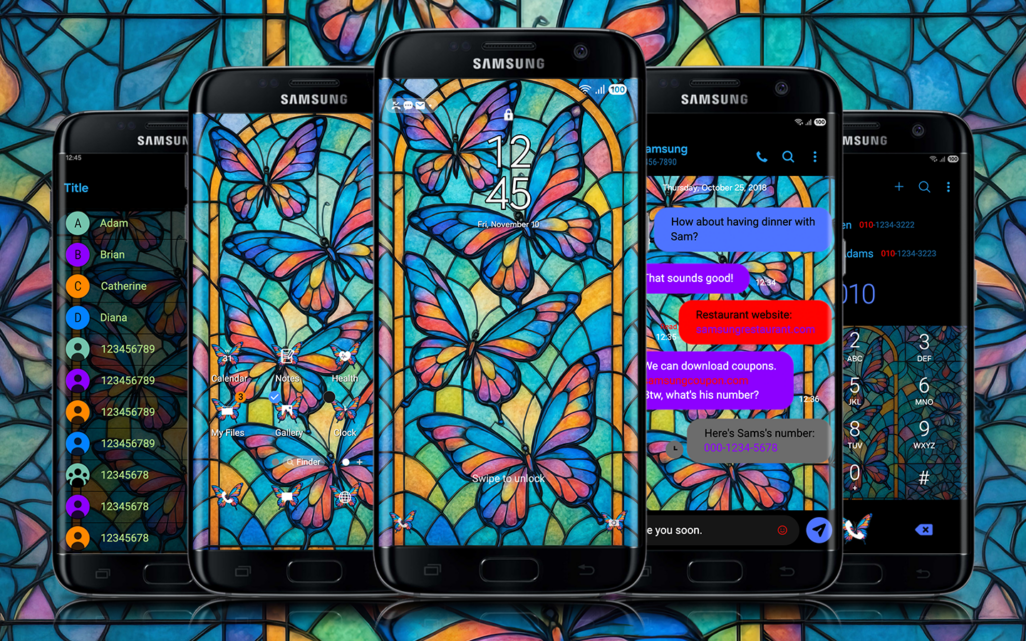 Stained Glass Butterfly