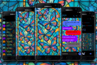 Stained Glass Butterfly