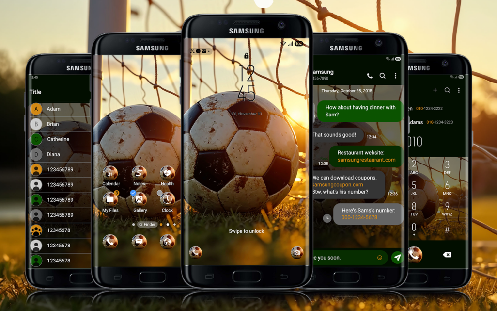 Soccer Ball Sunset